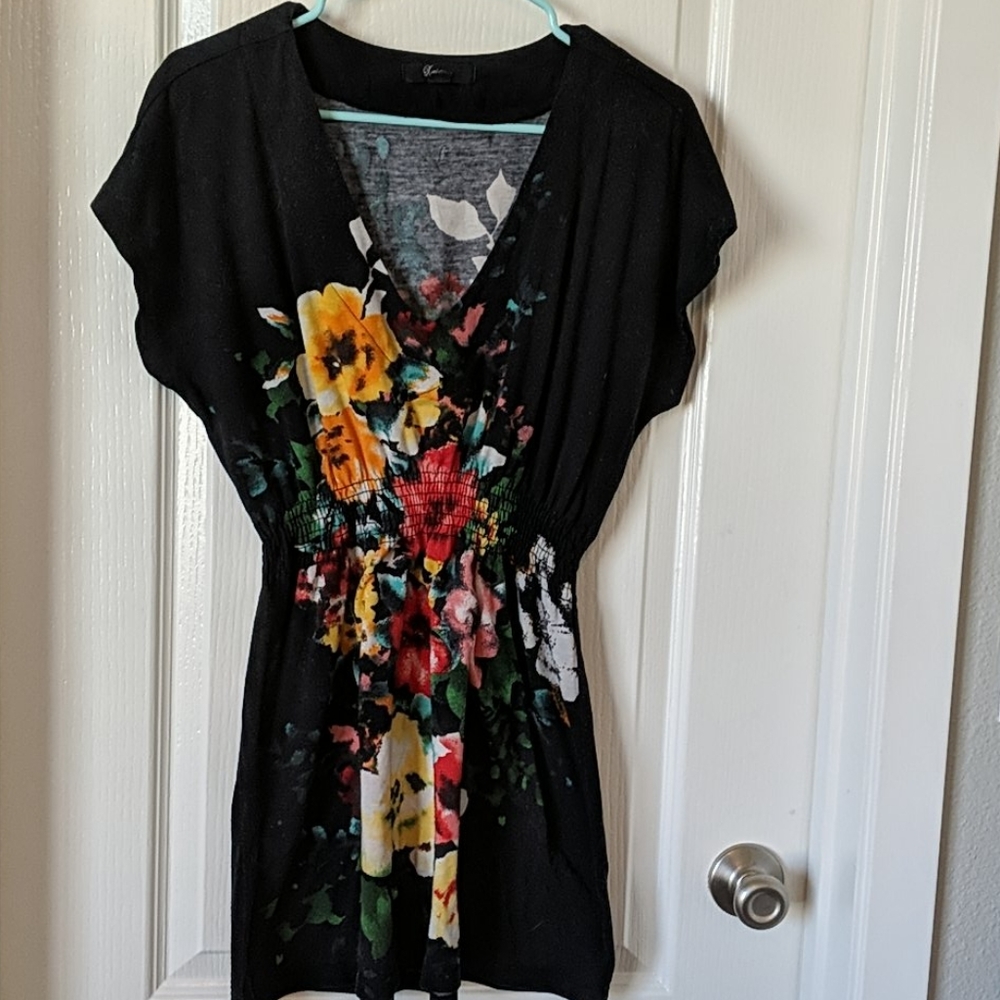 Black beach dress